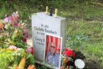 Bildnis von Fritz Baumbach auf dem Familiengrab