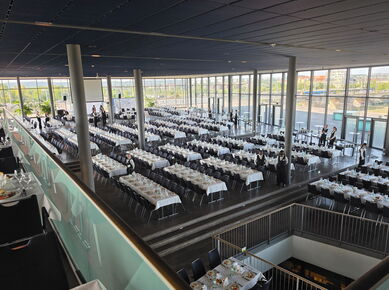 Saal im Kongresszentrum vor der Veranstaltung