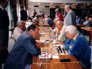 links Hermann Heemsoth, rechts Bernhard Bierwisch, 9. Runde Gruppe C