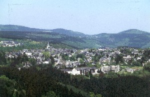 Blick auf Winterberg