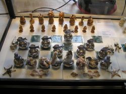 Schachspiel / Ausstellungsstück