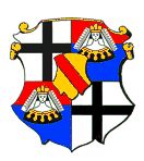 Das Wappen des Gastgeberortes