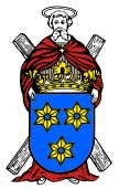 Das Wappen des Gastgeberortes