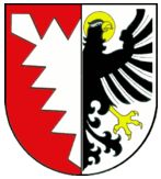 Das Wappen des Gastgeberortes