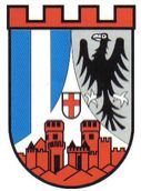 Das Wappen des Gastgeberortes